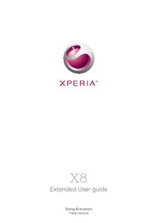 Sony Xperia X8 manual